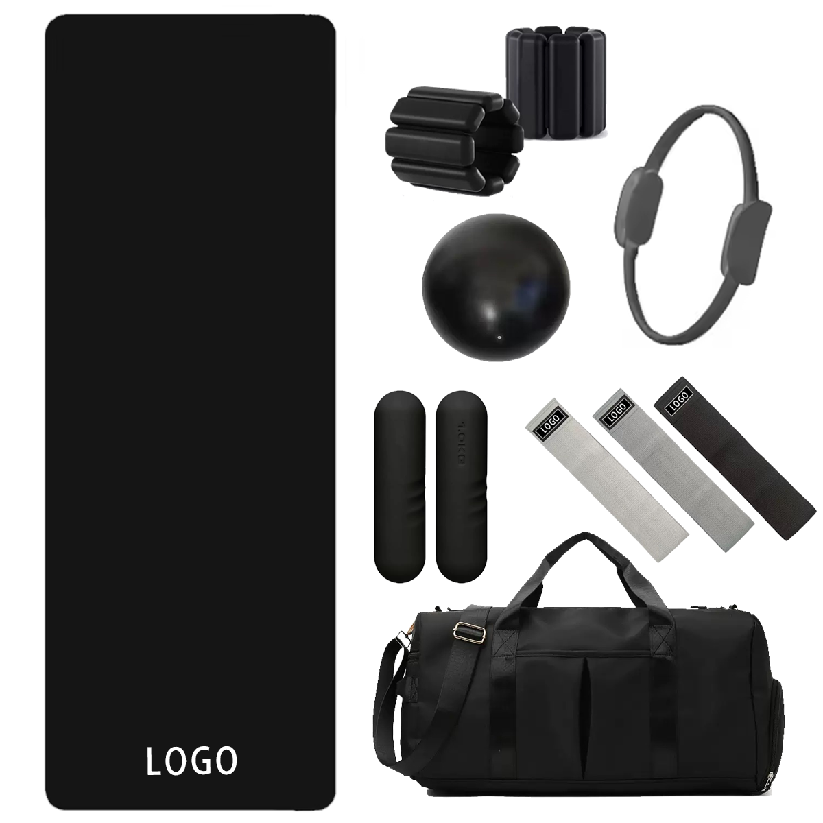 カスタムロゴ入りジムヨガボール＆サークルピラティスリングフィ - Yoga Fitness Resistance Band のレビューと価格