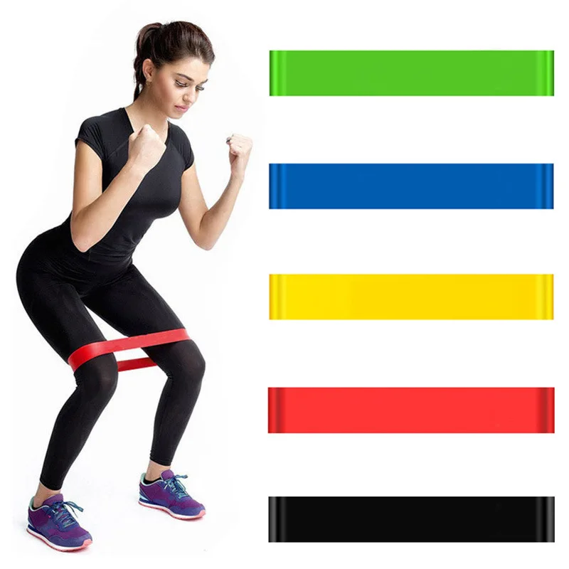 ポータブルフィットネストレーニング機器ゴム抵抗バンドヨガジム - Yoga Fitness Resistance Band のレビューと価格