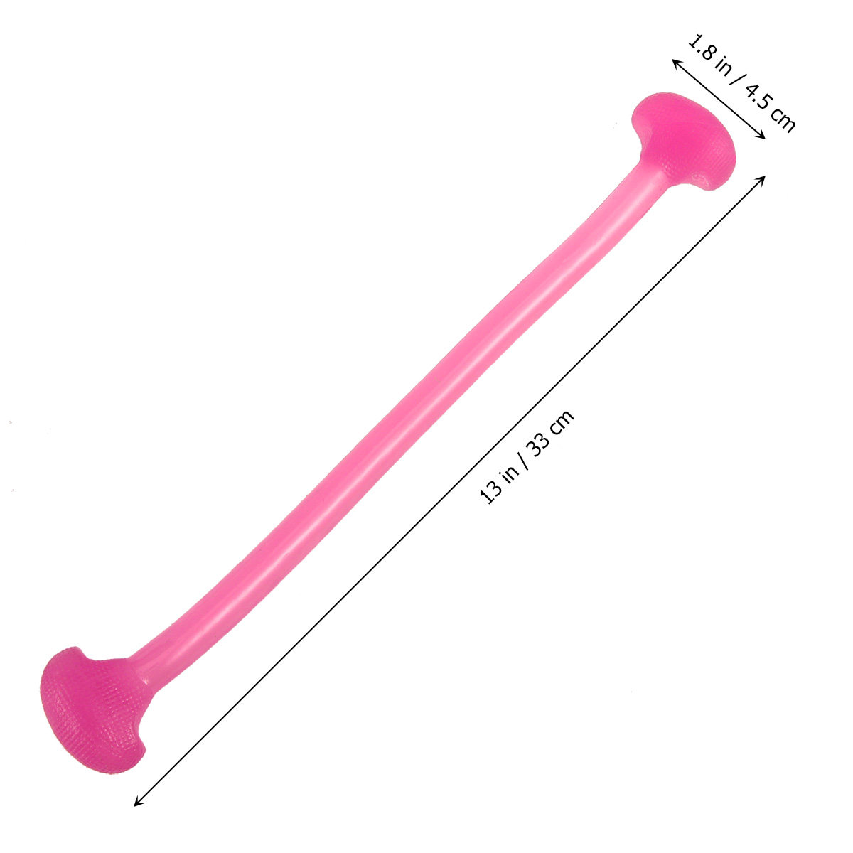 ピンク色のゼリー状素材を使用した、持ち運び可能なヨガ用プルロ - Yoga Fitness Resistance Band のレビューと価格