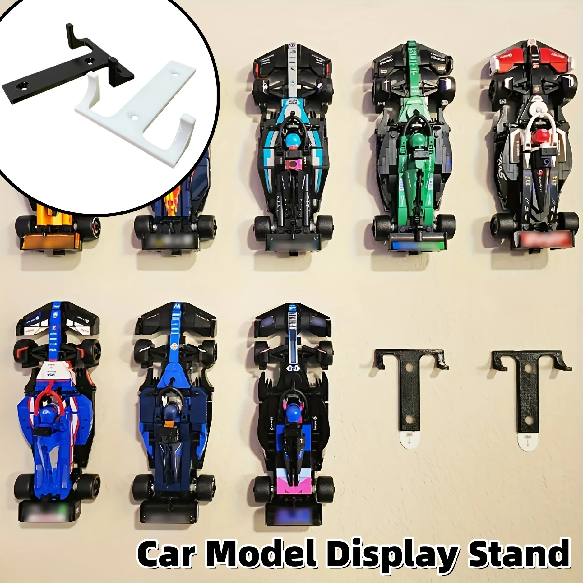 4個入り、壁掛け式のカーモデル展示スタンド。F1スピードチャ - Victor Racket Jetspeed のレビューと価格